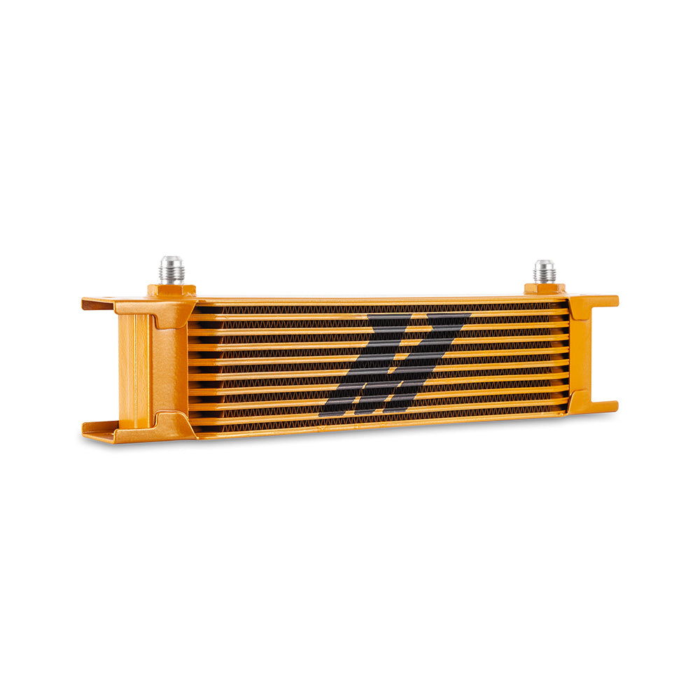 Universal -6AN 10 Row Oil Cooler, Gold - image 3