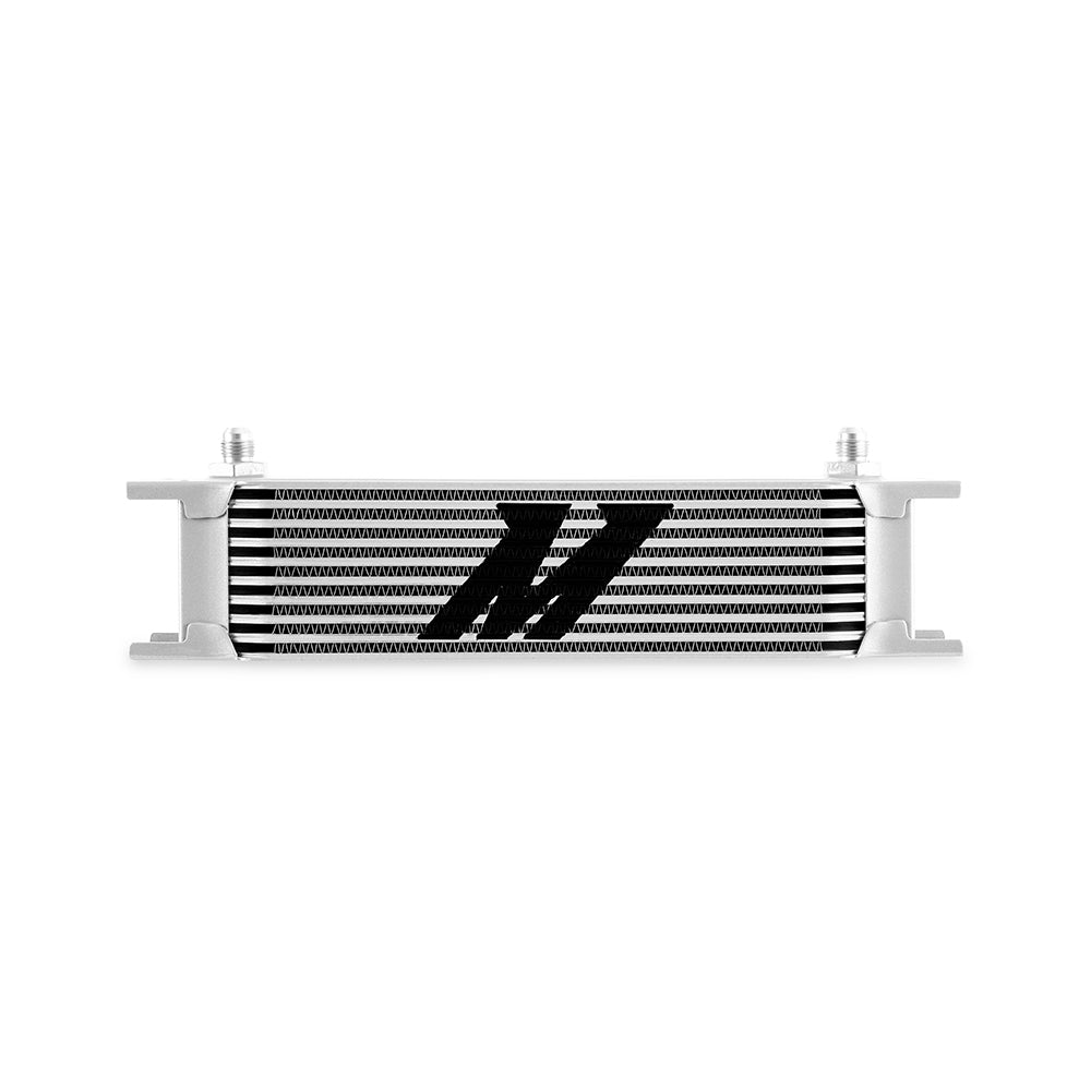 Universal -6AN 10 Row Oil Cooler, Silver - image 1