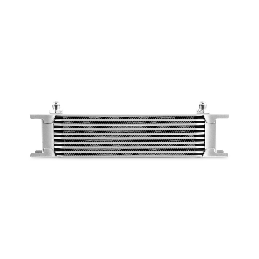 Universal -6AN 10 Row Oil Cooler, Silver - image 2