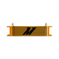 Universal -8AN 10 Row Oil Cooler, Gold - image 1
