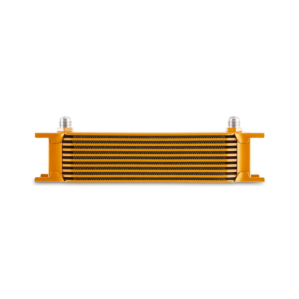 Universal -8AN 10 Row Oil Cooler, Gold - image 2