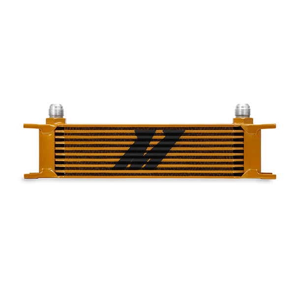 Universal 10 Row Oil Cooler, Gold - image 1