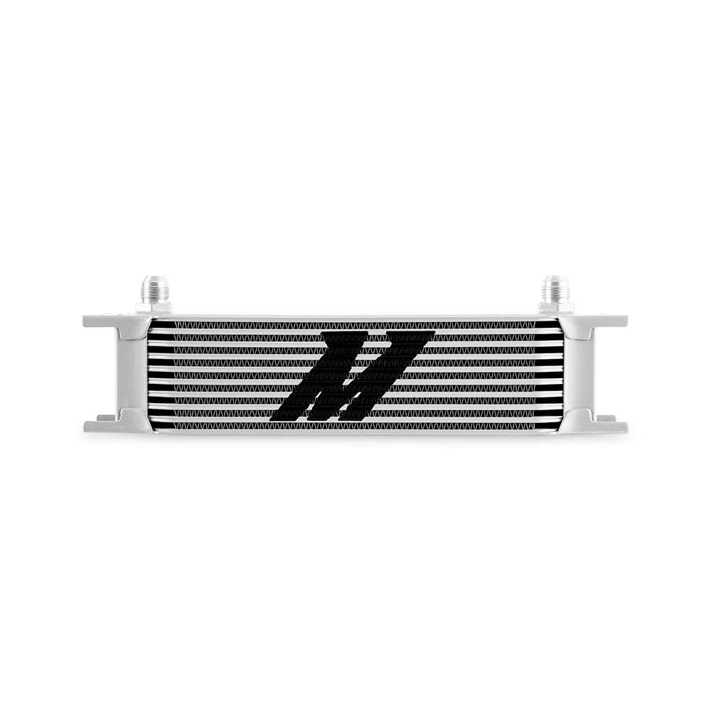 Universal -8AN 10 Row Oil Cooler, Silver - image 1