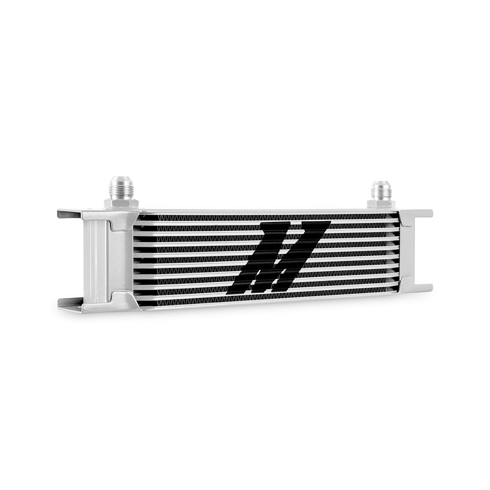 Universal -8AN 10 Row Oil Cooler, Silver - image 3