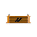 Universal 13-Row Oil Cooler, Gold - image 1