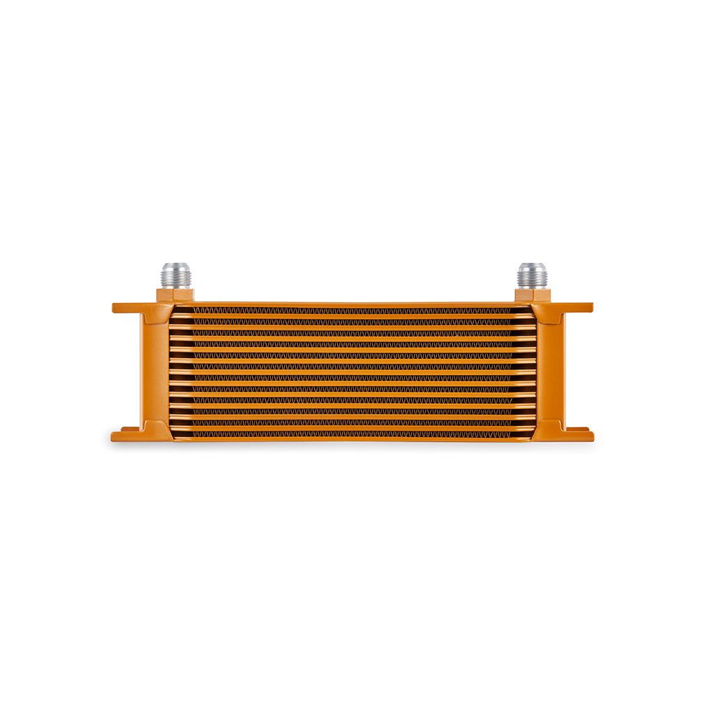 Universal 13-Row Oil Cooler, Gold - image 3