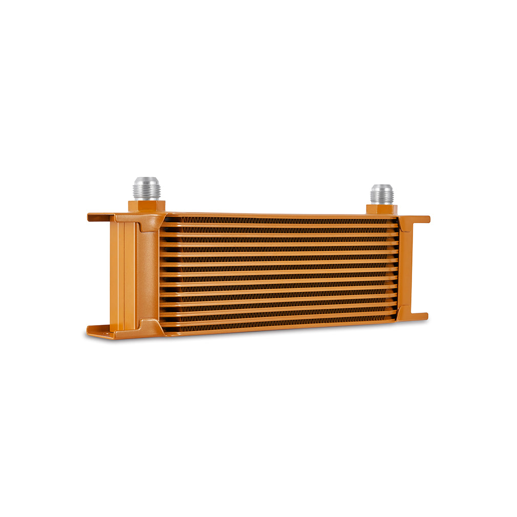 Universal 13-Row Oil Cooler, Gold - image 4