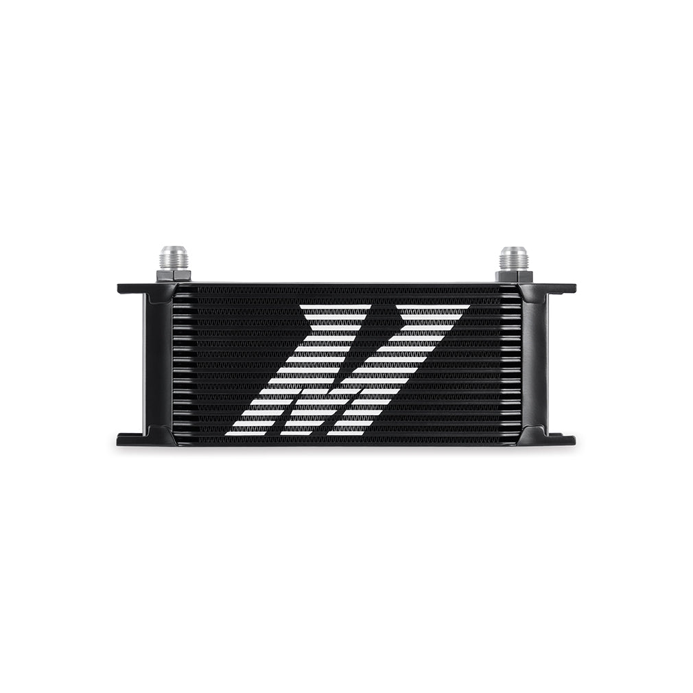 Universal 16-Row Oil Cooler, Black - image 1