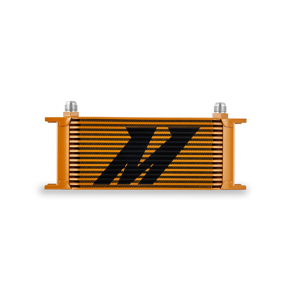 Universal 16-Row Oil Cooler, Gold - image 1