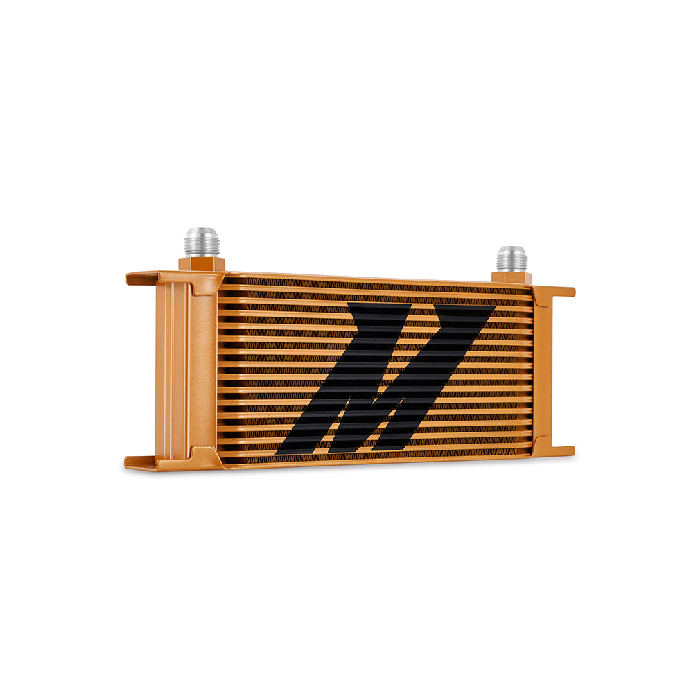 Universal 16-Row Oil Cooler, Gold - image 2
