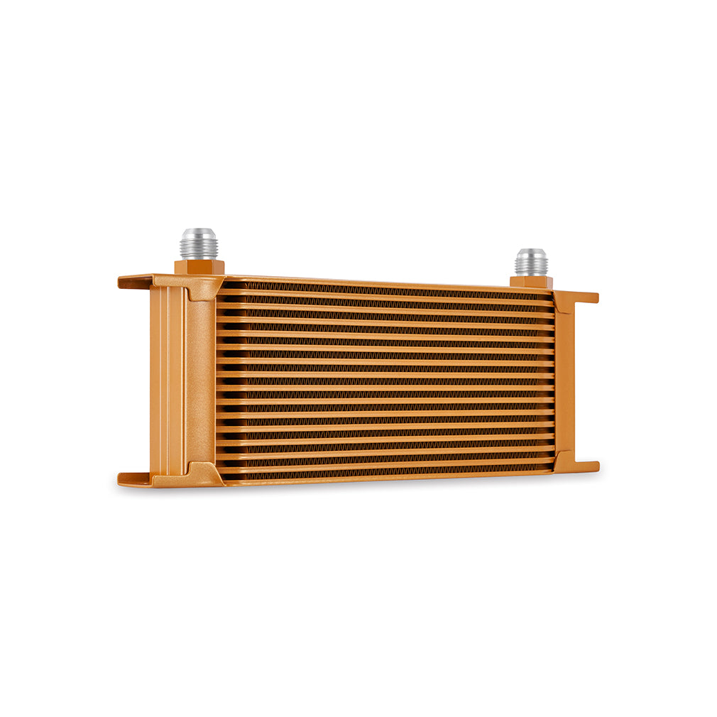 Universal 16-Row Oil Cooler, Gold - image 4