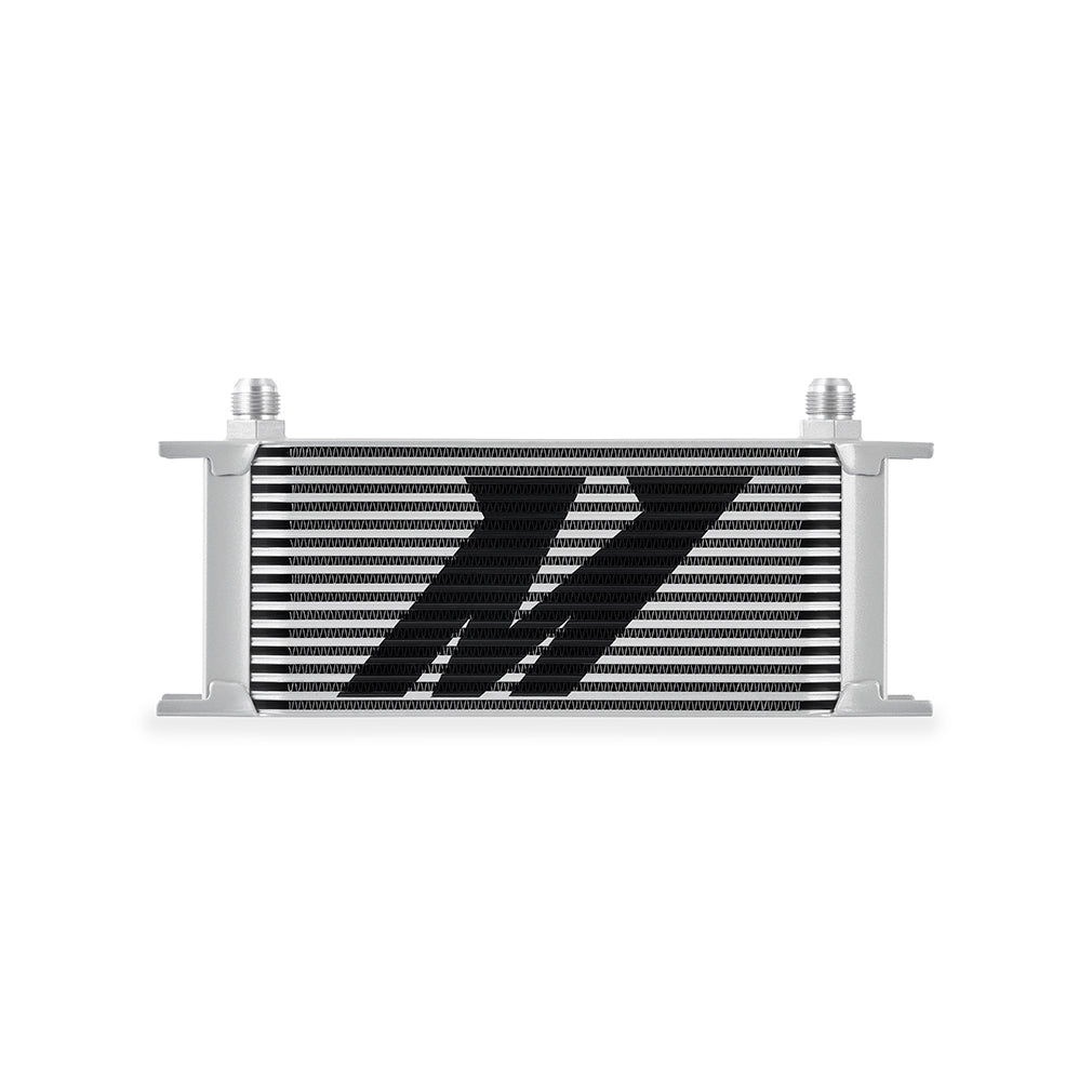 Universal 16-Row Oil Cooler, Silver - image 1