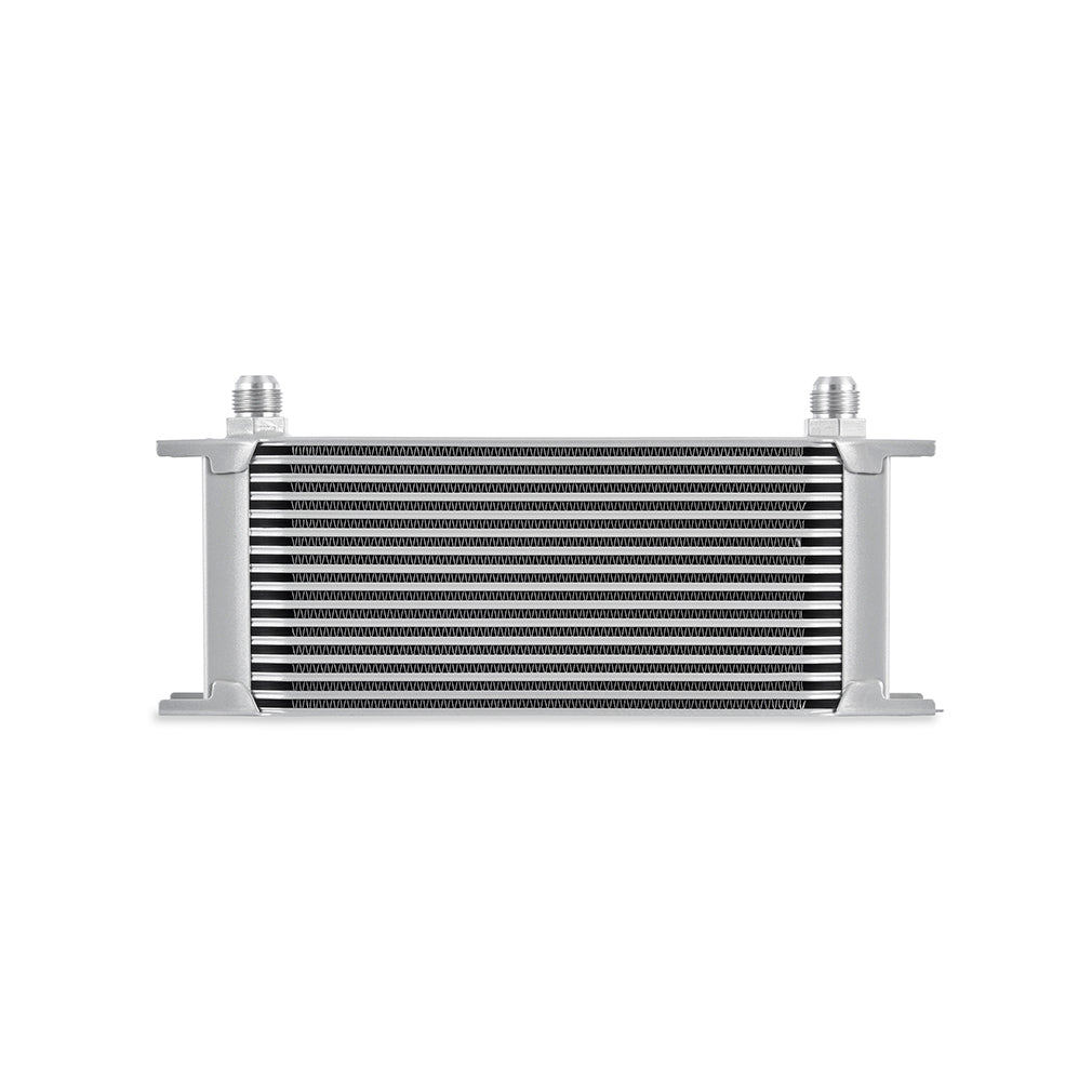 Universal 16-Row Oil Cooler, Silver - image 3