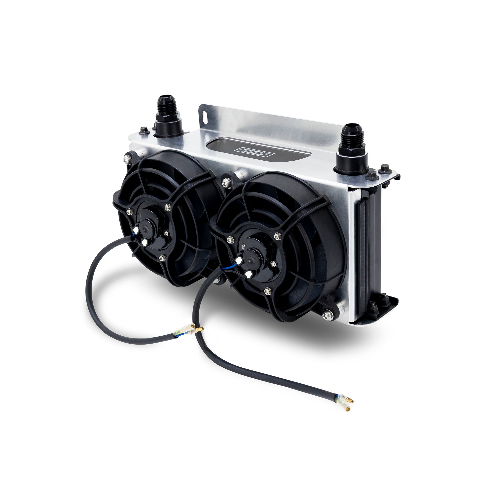 Universal Oil Cooler Kit, 19-Row Cooler + 2x 5" Fans - image 3