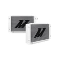 Universal 19 Row Dual Pass Oil Cooler, Silver - image 1