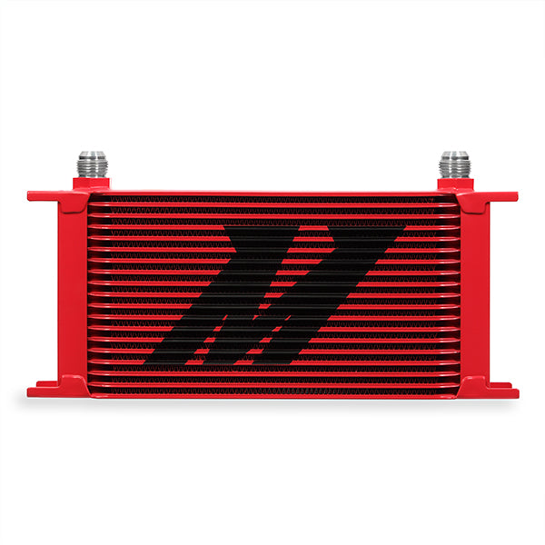 Universal 19-Row Oil Cooler, Red - image 1