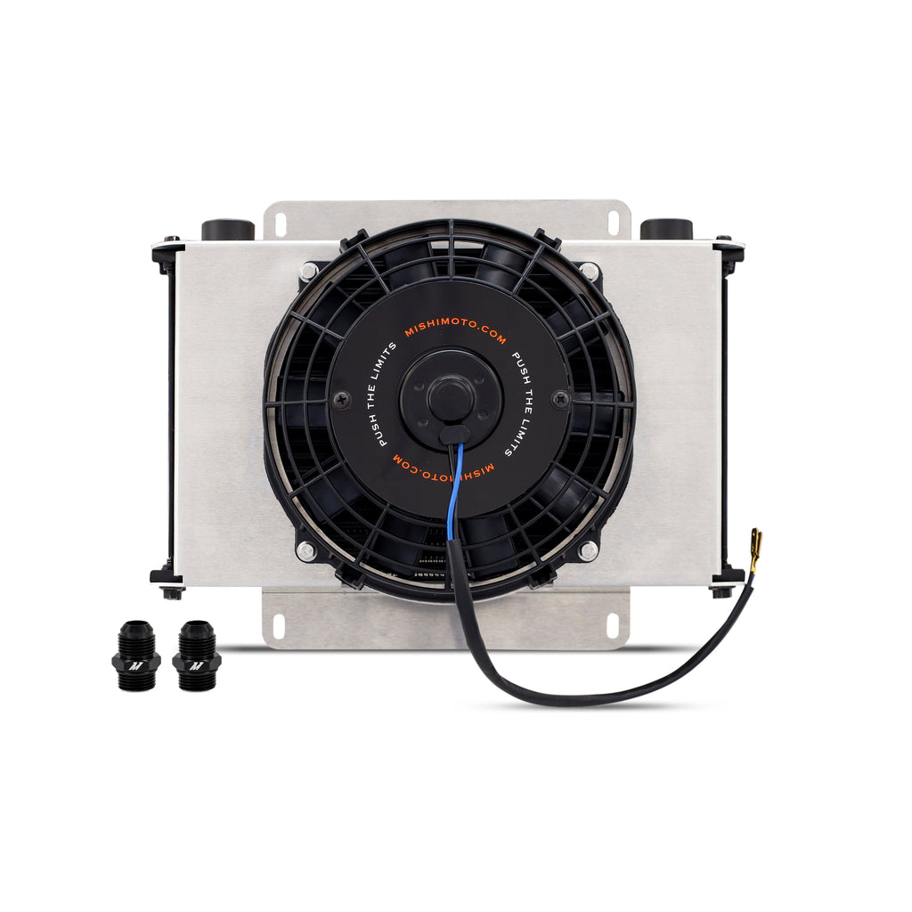 Universal Oil Cooler Kit, 25-Row Cooler + 1x 8" Fan - image 2