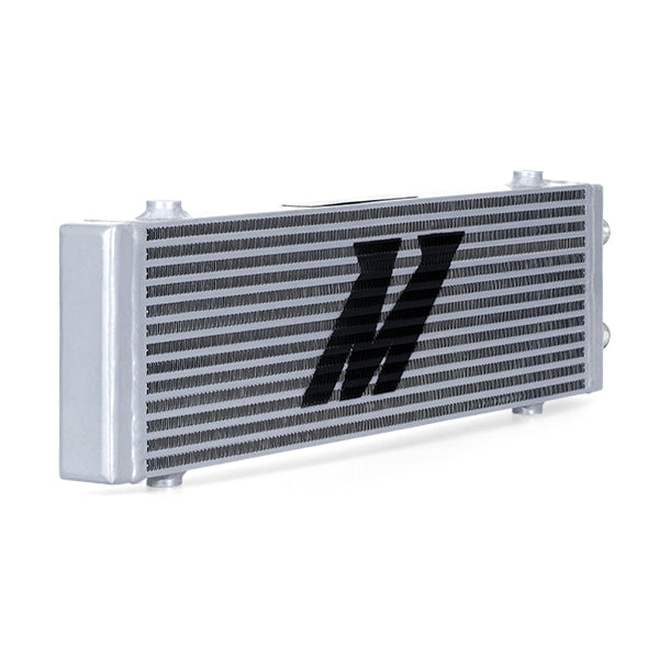 Universal Dual Pass Bar & Plate Oil Cooler, Large, Silver - image 2