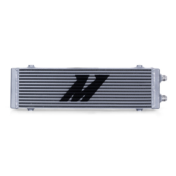 Universal Dual Pass Bar & Plate Oil Cooler, Large, Silver - image 3