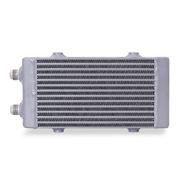 Universal Dual Pass Bar & Plate Oil Cooler, Small, Silver - image 4