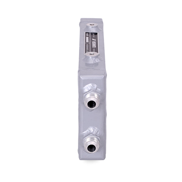 Universal Dual Pass Bar & Plate Oil Cooler, Small, Silver - image 5