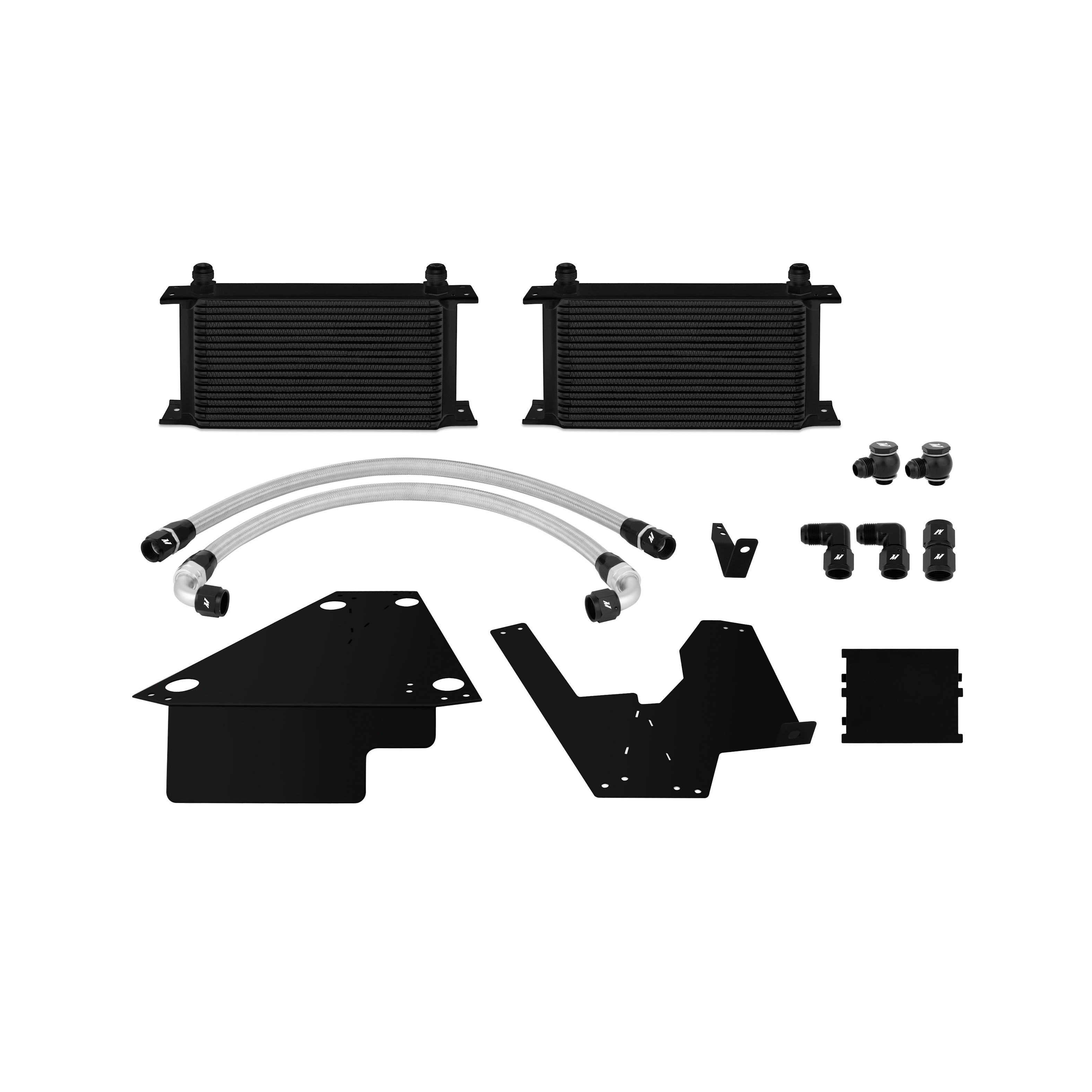 08-15 Mitsubishi Lancer Evolution X Oil Cooler Kit, Black - image 1