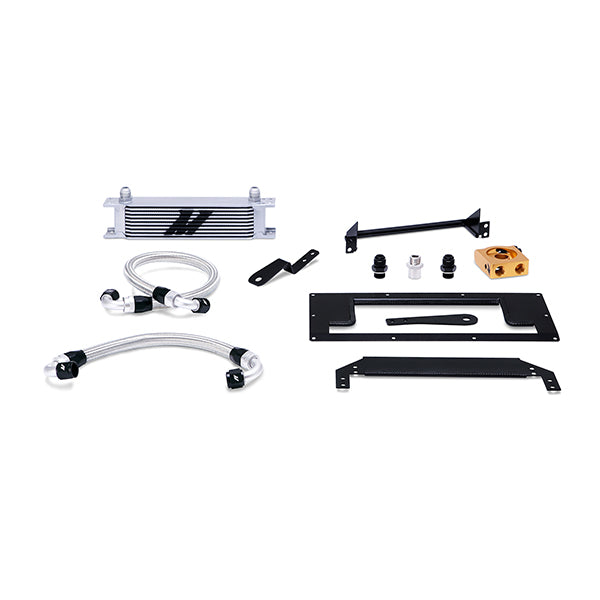 Mazda Miata Thermostatic Oil Cooler Kit, 1999-2005, Silver - image 1