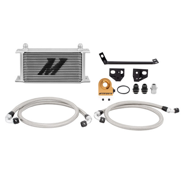 2015-2017 Ford Mustang Ecoboost T-stat Oil Cooler, Silver - image 1
