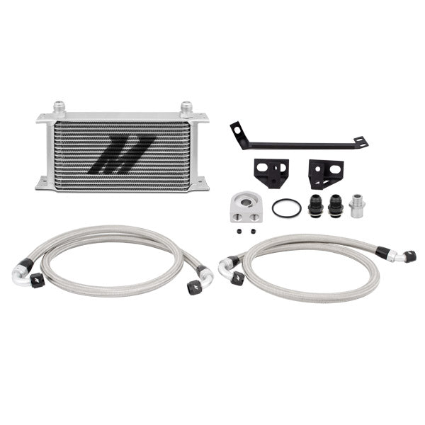 2015-2017 Ford Mustang Ecoboost Oil Cooler Kit, Silver - image 1