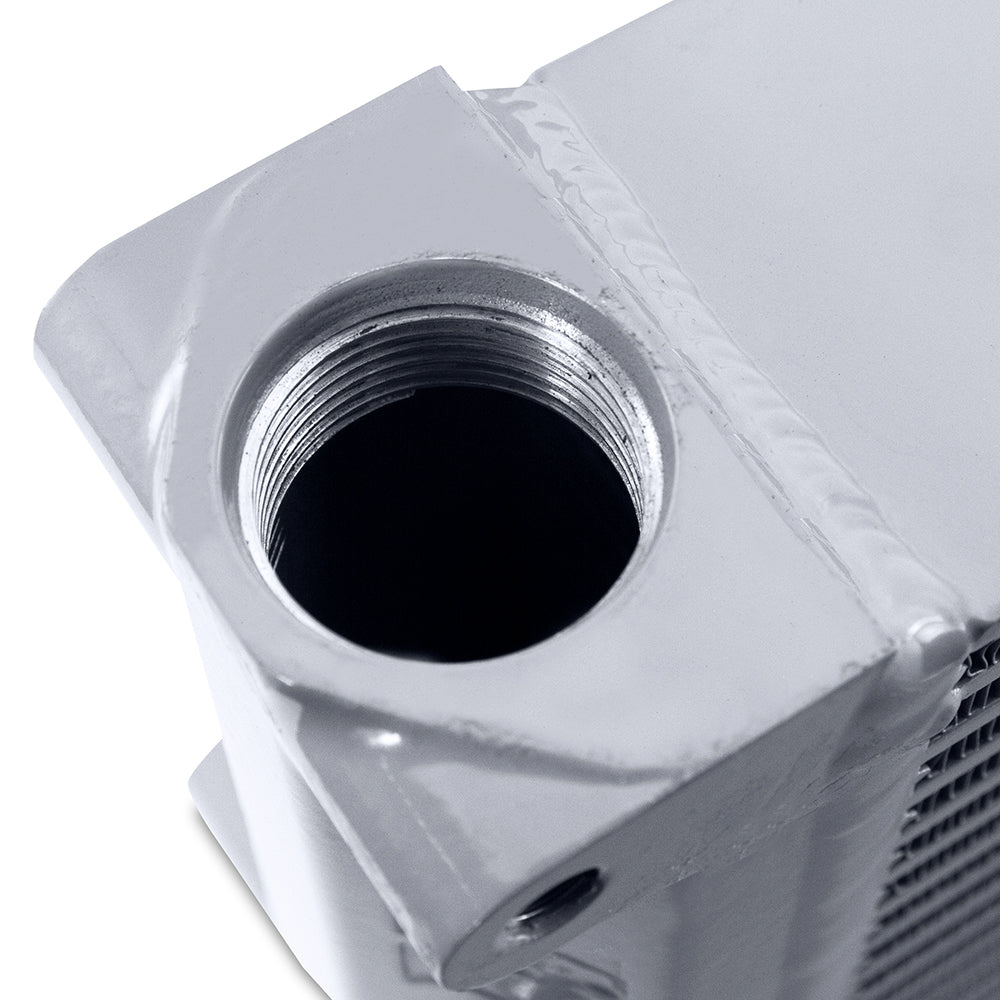Heavy-Duty Oil Cooler, 10", Opposite-Side Outlets, Silver - image 5