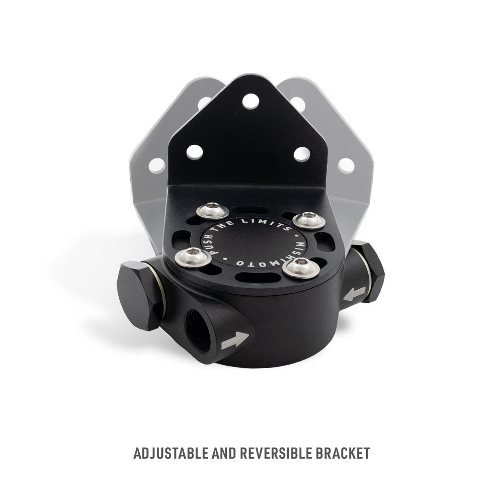 Remote Oil Filter Head, 3/4"-16 Thread, Black - image 2