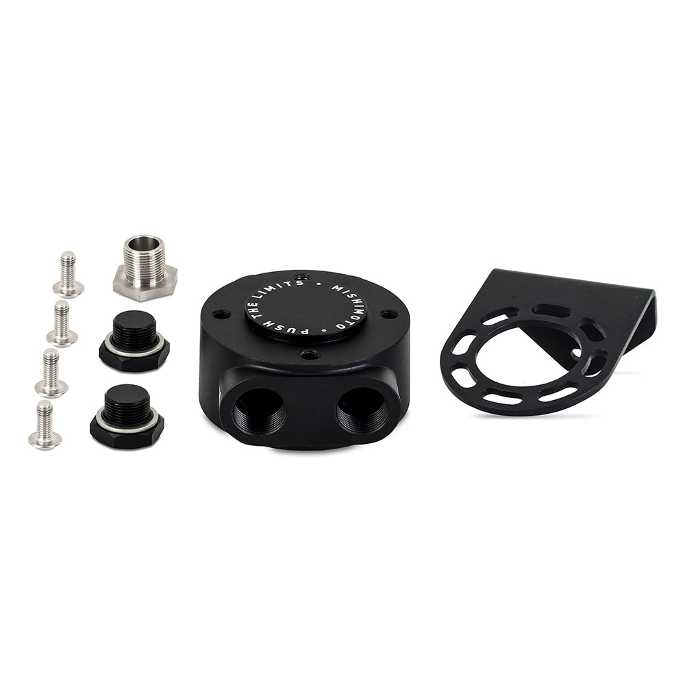 Remote Oil Filter Head, 3/4"-16 Thread, Black - image 4