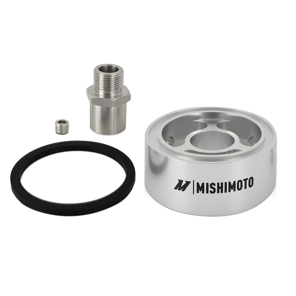 Oil Filter Spacer, 32mm, M20X1.5 Thread, Silver - image 1