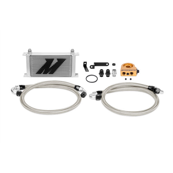 Subaru WRX STI Thermostatic Oil Cooler Kit, 2008-2014, Silver - image 1
