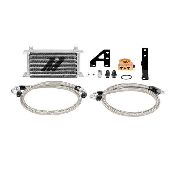 Subaru WRX STI Thermostatic Oil Cooler Kit, 2015-2021, Silver - image 1