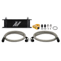 Universal Thermostatic Oil Cooler Kit, 13-Row, Black - image 1