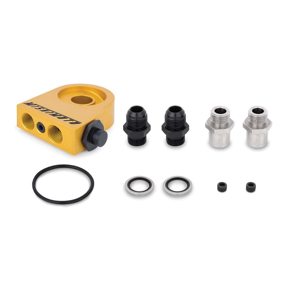 Universal Thermostatic Oil Cooler Kit, 13-Row, Black - image 3
