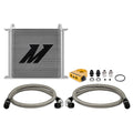 Universal Thermostatic Oil Cooler Kit, 34-Row, Silver - image 1