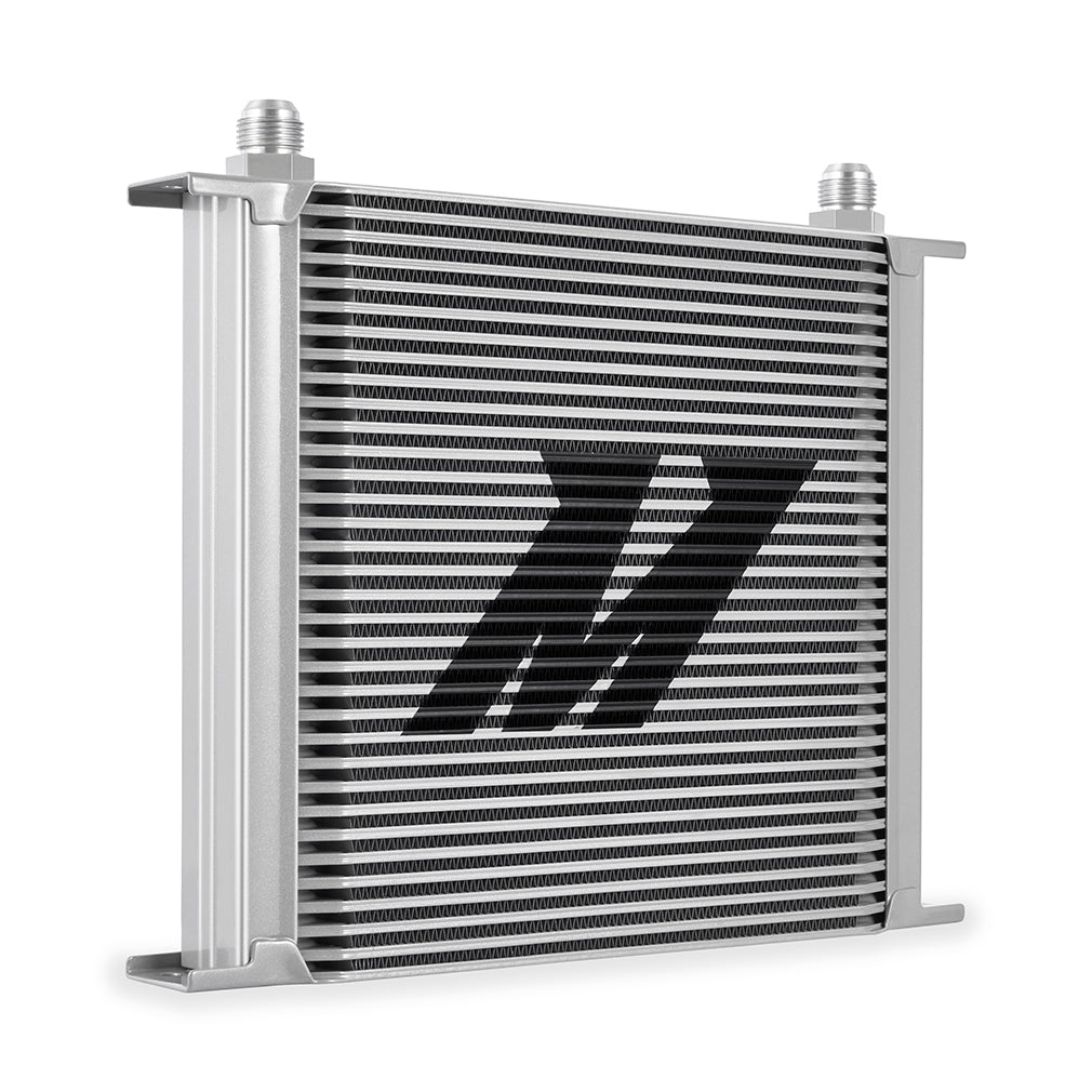 Universal Thermostatic Oil Cooler Kit, 34-Row, Silver - image 2