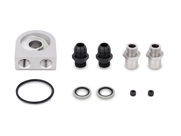 Universal 19 Row Oil Cooler Kit, Silver - image 2