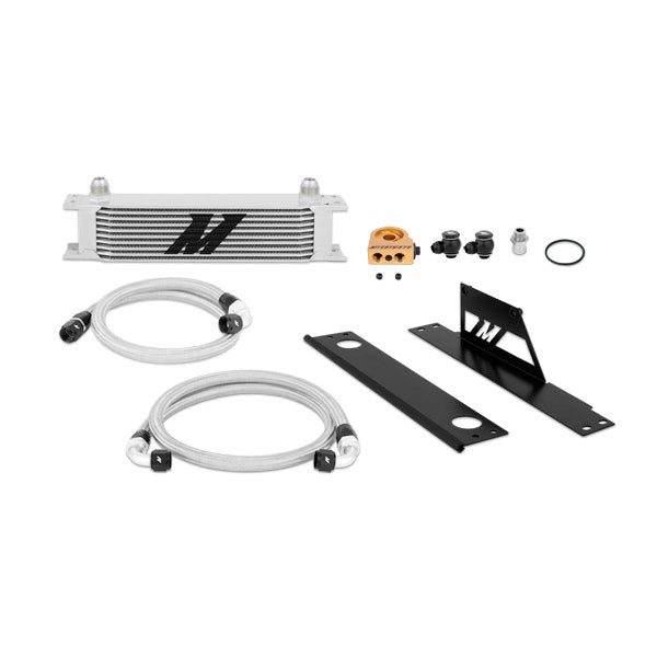 Subaru Impreza WRX Thermostatic Oil Cooler Kit, 2001-2005, Silver - image 1