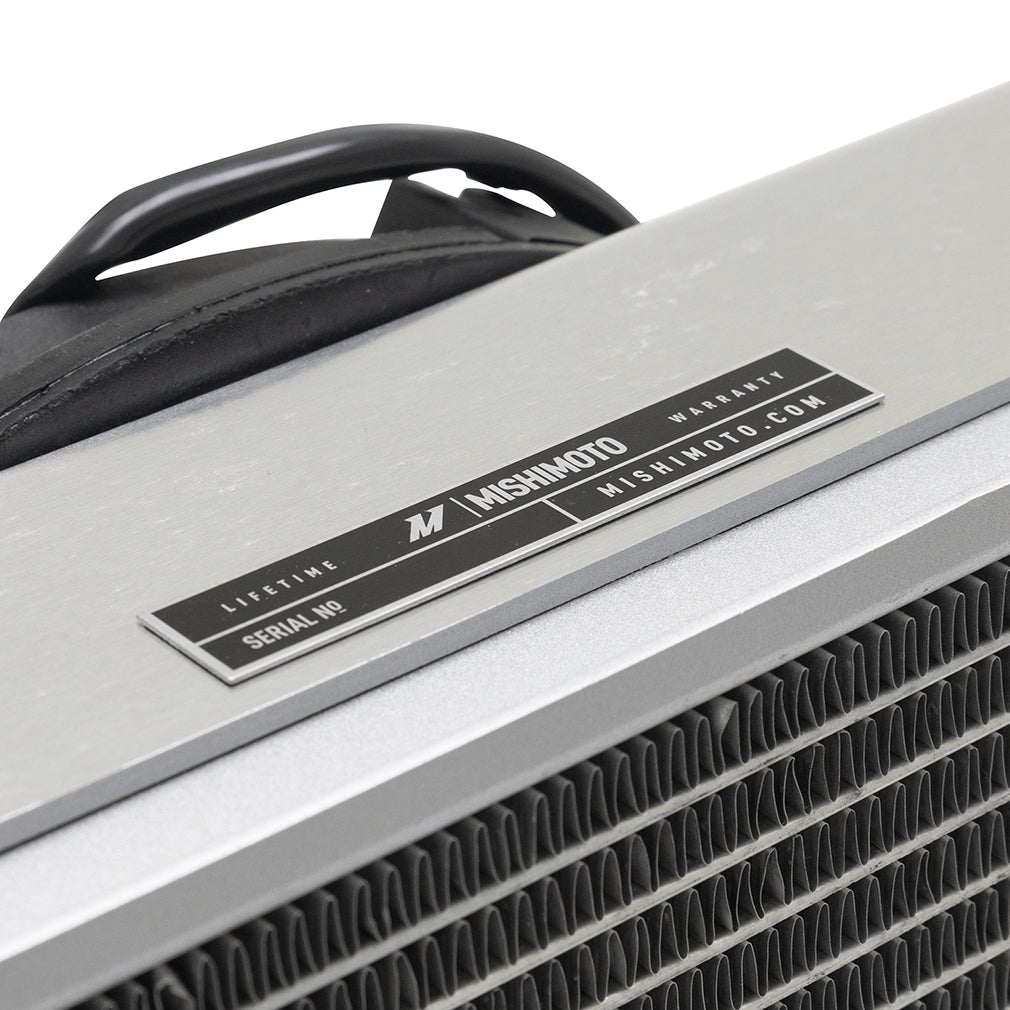 Universal Drag Race Performance Aluminum Radiator, Natural - image 8