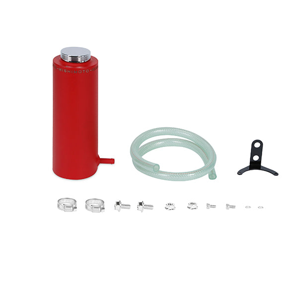 Aluminum Coolant Reservoir Tank, Wrinkle Red - image 1