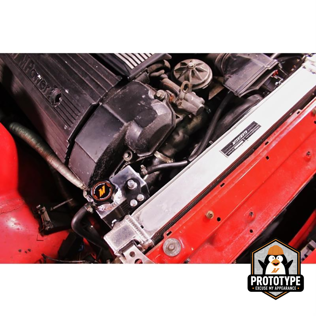 BMW E36 3-Series Expansion Tank, 1992-1999, Wrinkle Black - image 2