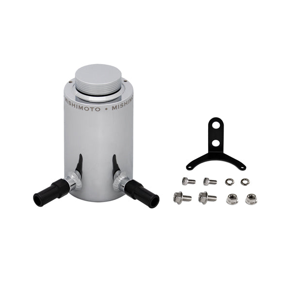 Aluminum Power Steering Reservoir Tank, Silver - image 3
