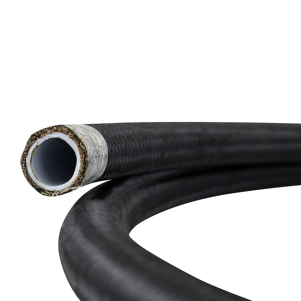 PTFE Braided -6AN 6 Ft. Hose, Black - image 2