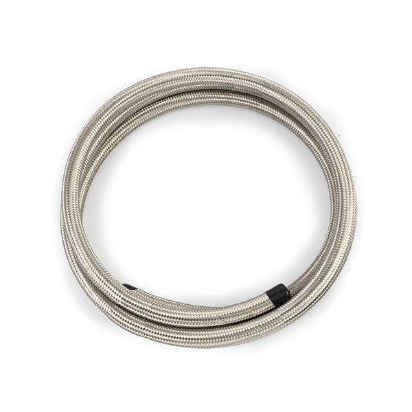 Braided -10AN 10Ft. Hose, Stainless - image 1