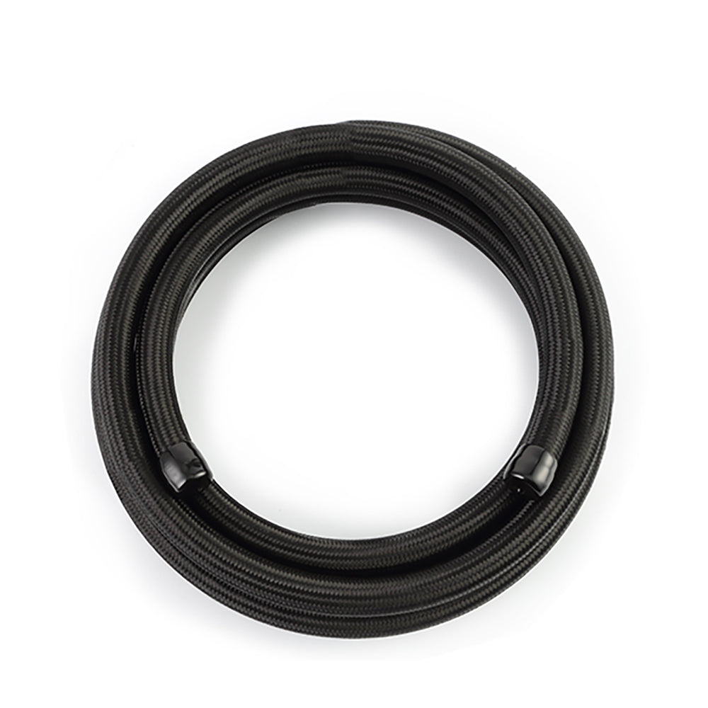 Braided -6AN 15Ft. Hose, Black - image 1