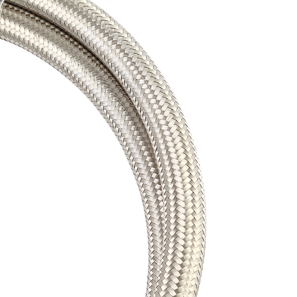 Braided -6AN 3Ft. Hose, Stainless - image 2