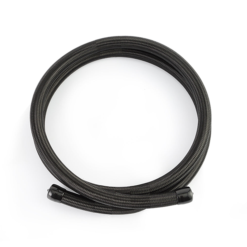 Braided -6AN 6Ft. Hose, Black - image 1